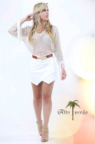 ST124 SHORT SAIA BRANCO